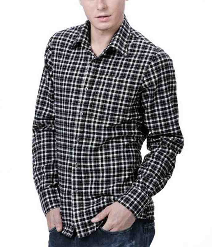 Wholesale Long Sleeve Plaid Flannel Shirt Manufacturer USA