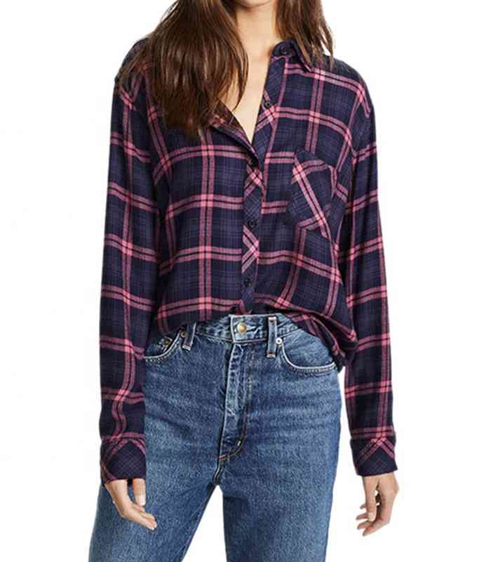 Wholesale Womens Classy Plaid Flannel Shirt Manufacturer USA