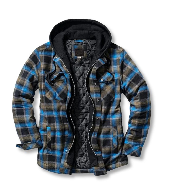 Wholesale Mens Blue Flannel Jacket Manufacturer USA