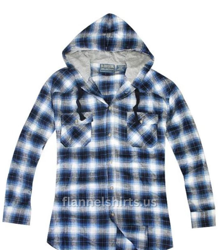 Hooded Flannel Shirt