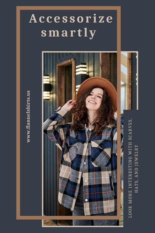 flannel shirt with right accessories flannel shirt with right accessories