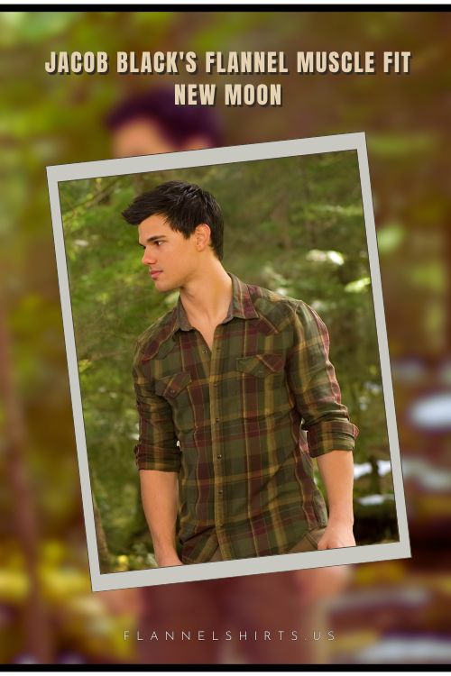 Jacob Black's Flannel Muscle Fit New Moon Jacob Black's Flannel Muscle Fit New Moon