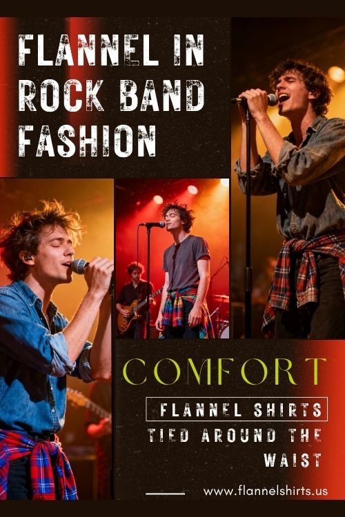 flannel shirts tied around waist flannel shirts tied around waist