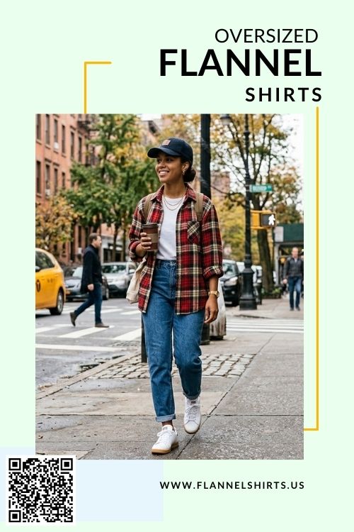 How to Style an Oversized Flannel Shirt