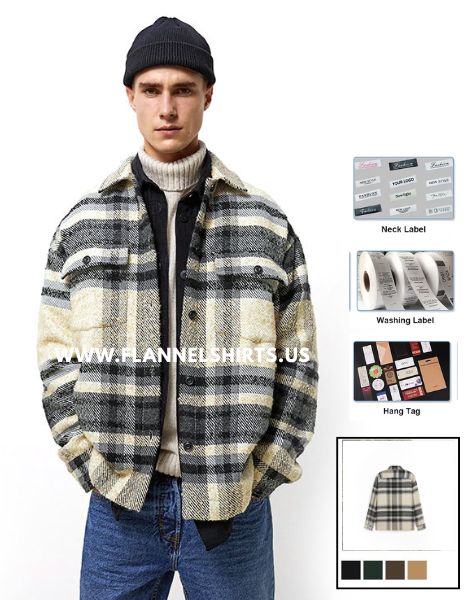Wholesale Vintage Flannel Shacket USA
